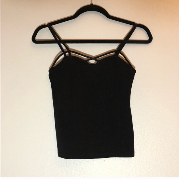 CRISS CROSS LAYERING CAMI - Picture 1 of 4
